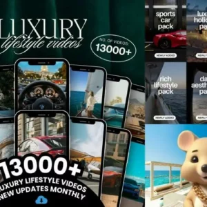 13,000 Luxury Video Reels